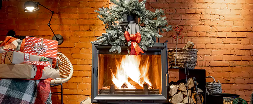 Travis Industries Linear Gas Fireplace Installation in El Centro, California